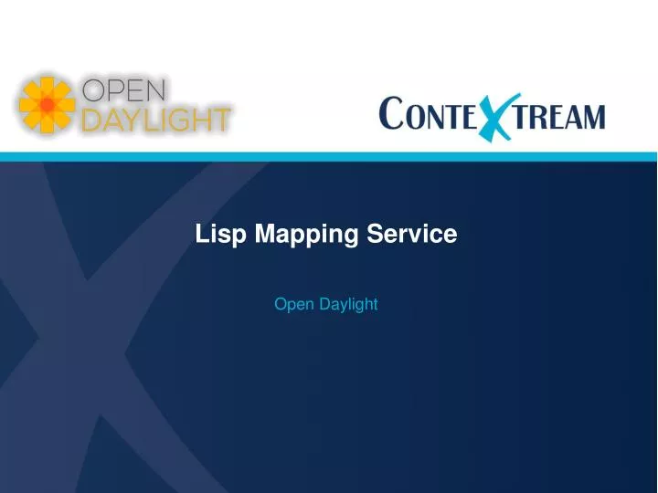 lisp mapping service