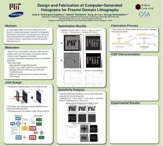 Design and Fabrication of Computer-Generated Holograms for Fresnel Domain Lithography