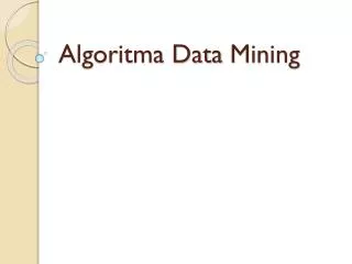 algoritma data mining