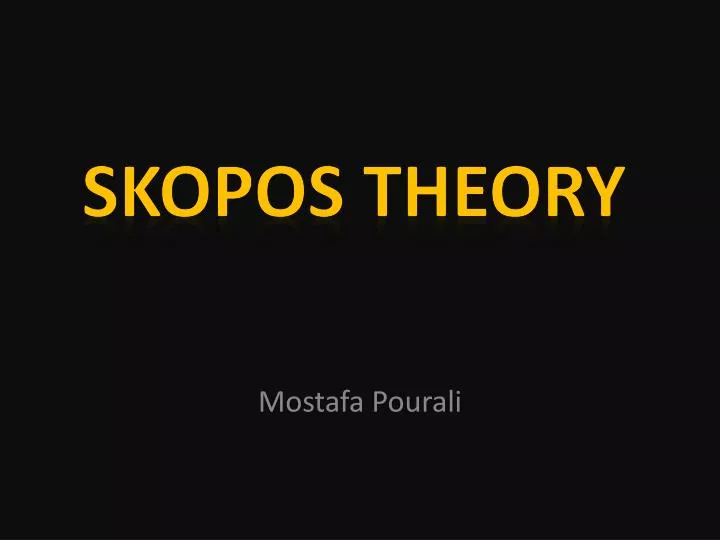 skopos theory