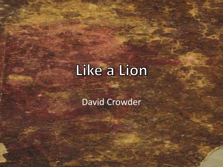 david crowder