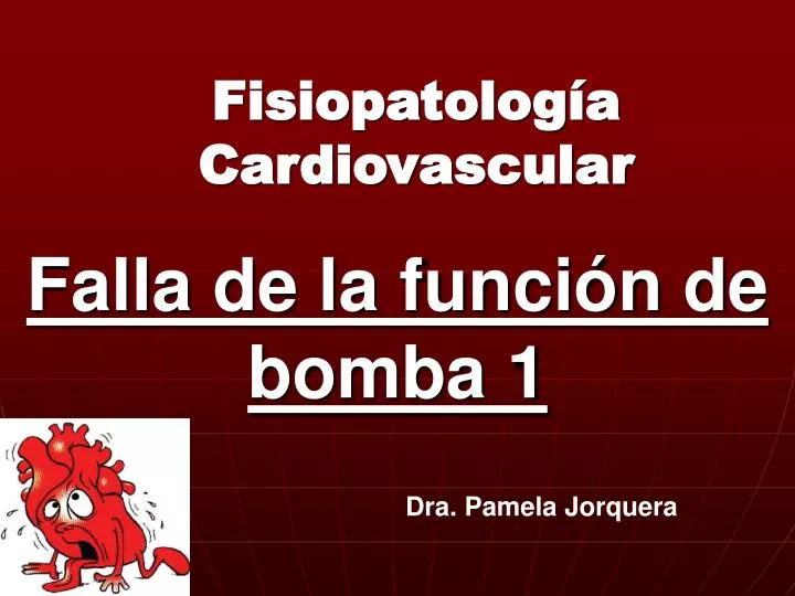 fisiopatolog a cardiovascular