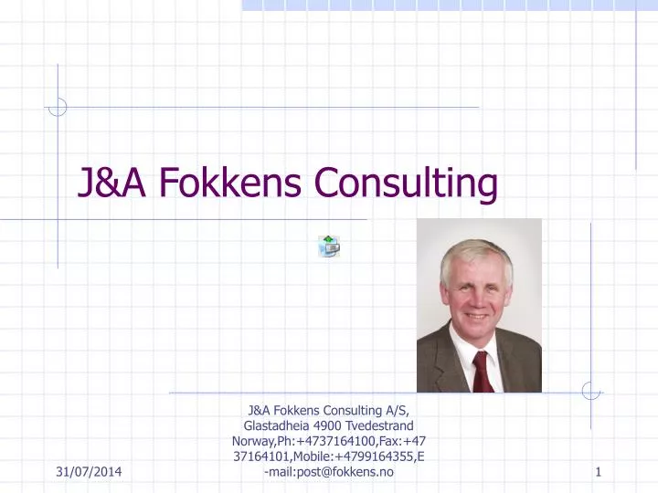 j a fokkens consulting