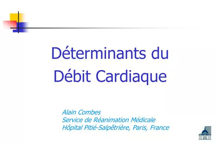 d terminants du d bit cardiaque