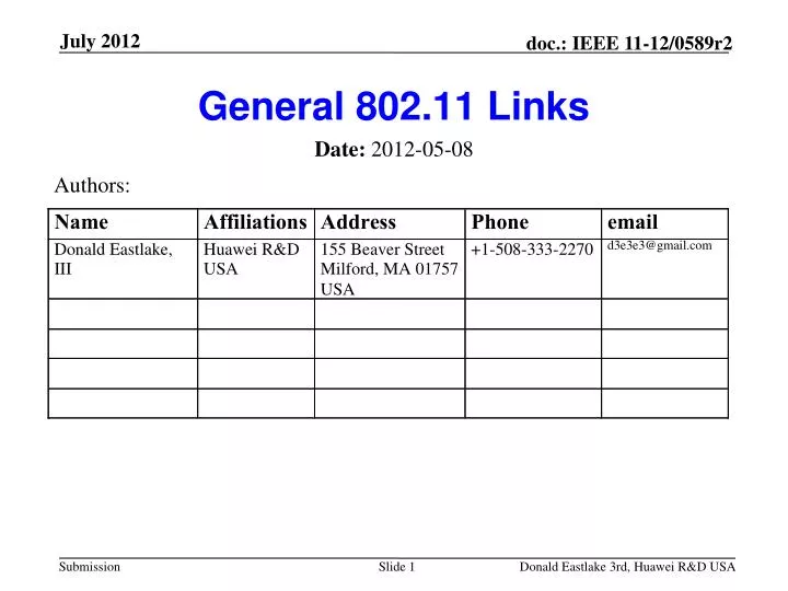 general 802 11 links