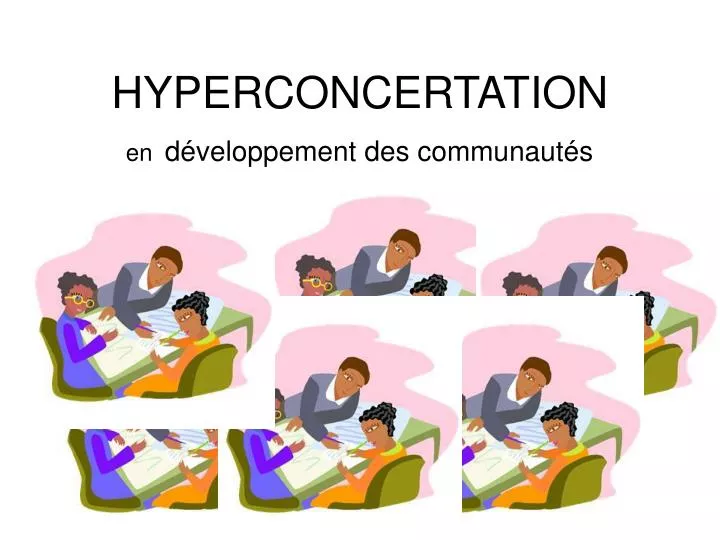 hyperconcertation en d veloppement des communaut s