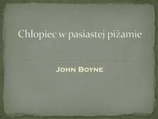 ch opiec w pasiastej pi amie