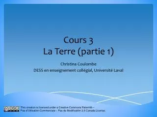 cours 3 la terre partie 1