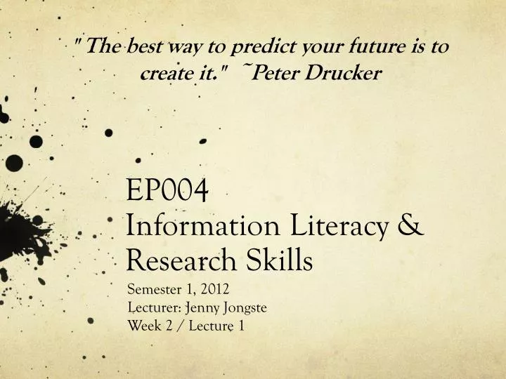 ep004 information literacy research skills