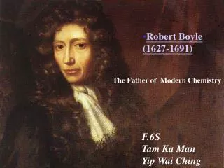 Robert Boyle (1627-1691)