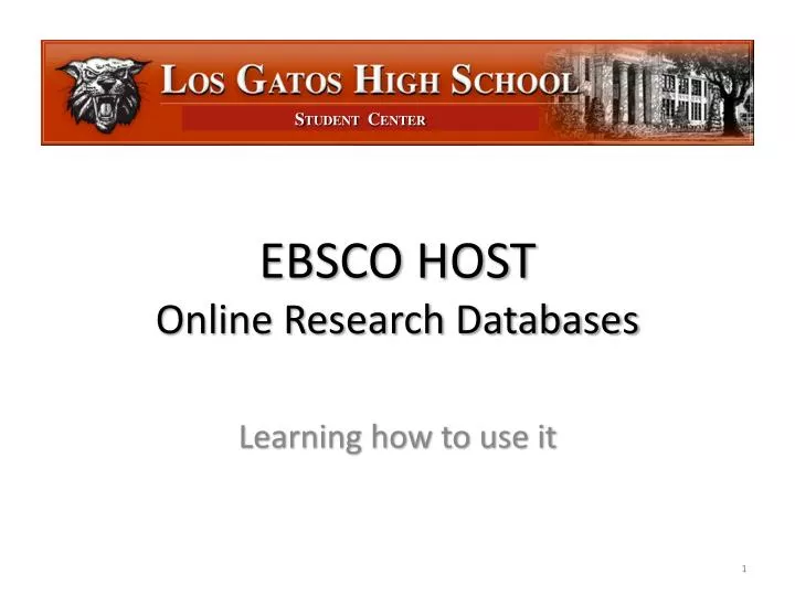 ebsco host online research databases