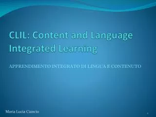 clil content and language integrated learning