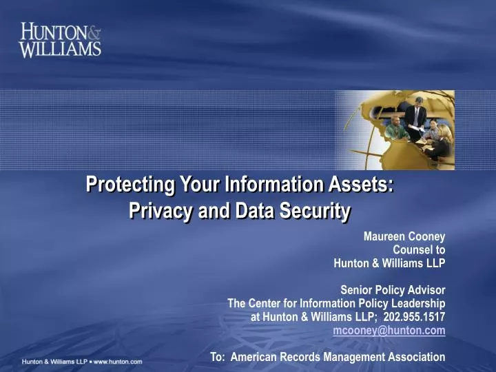 protecting your information assets privacy and data security