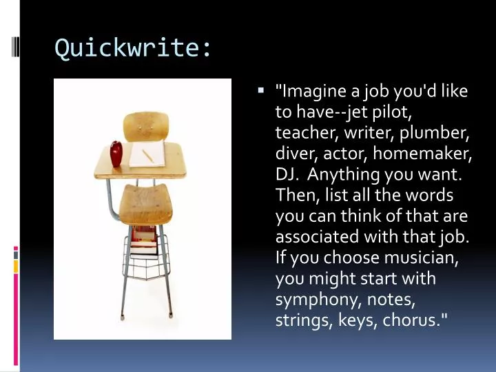 quickwrite