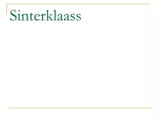 sinterklaass