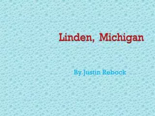Linden, Michigan