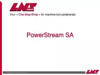 Your « One-Stop-Shop » for machine-tool peripherals
