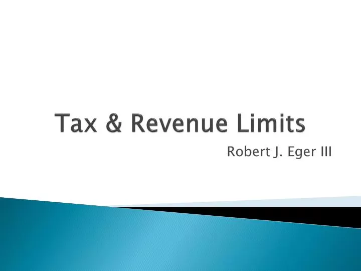 tax revenue limits
