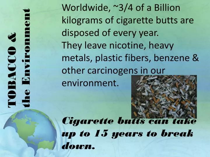 tobacco the environment