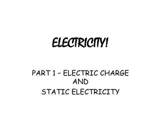 ELECTRICITY!