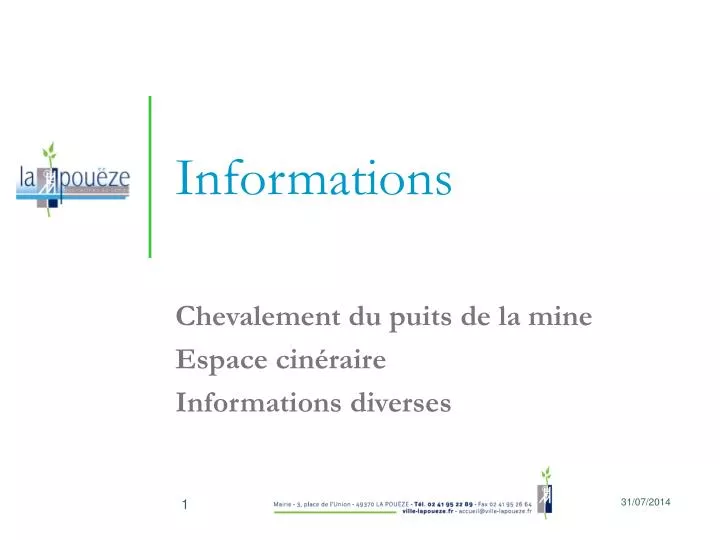 informations