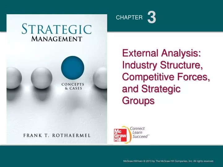 external analysis industry structure competitive forces and strategic groups