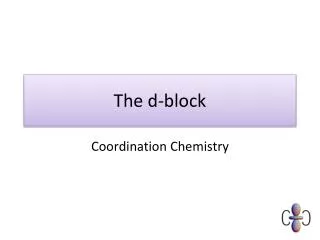 The d-block