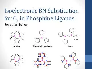 Isoelectronic BN Substitution for C 2 in Phosphine Ligands