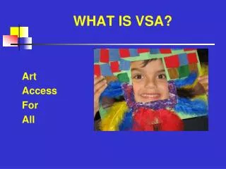 WHAT IS VSA?