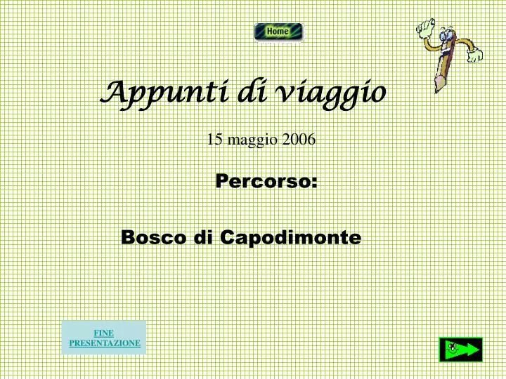 percorso bosco di capodimonte