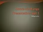 House on Mango Presentation- ppt 1 - slide 1