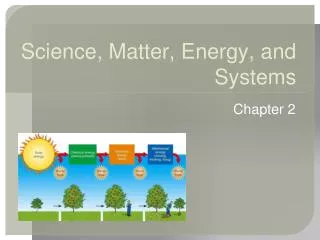 Science, Matter, Energy, and Systems