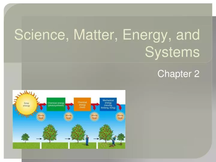 science matter energy and systems