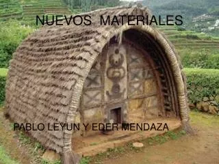 nuevos materiales