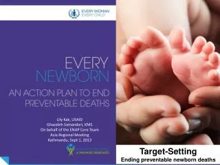 Target-Setting Ending preventable newborn deaths