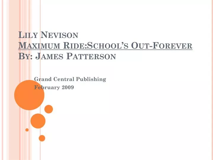 lily nevison maximum ride school s out forever by james patterson
