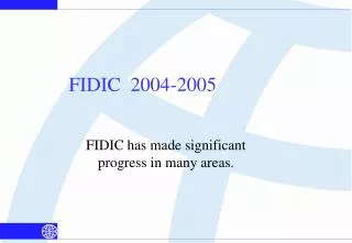 FIDIC 2004-2005