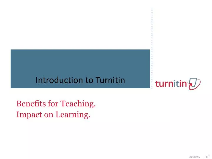 introduction to turnitin
