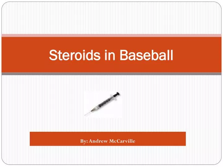 steroids in baseball