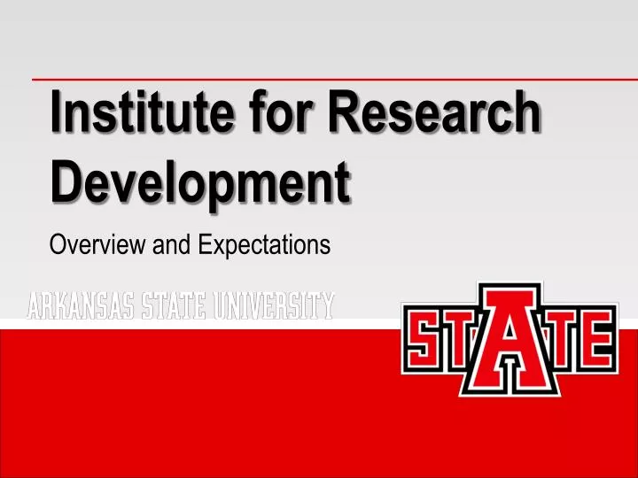 institute for research development