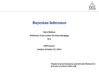 Bayesian Inference