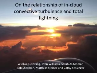 On the relationship of in-cloud convective turbulence and total lightning