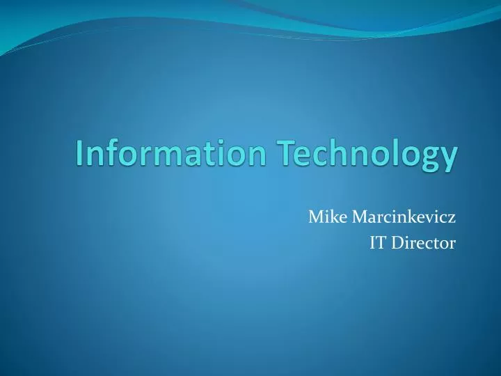 information technology