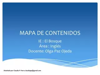 MAPA DE CONTENIDOS