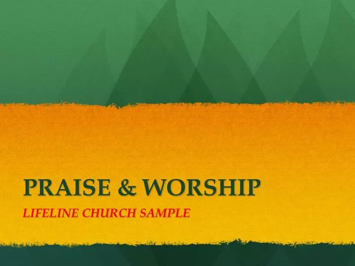 praise worship