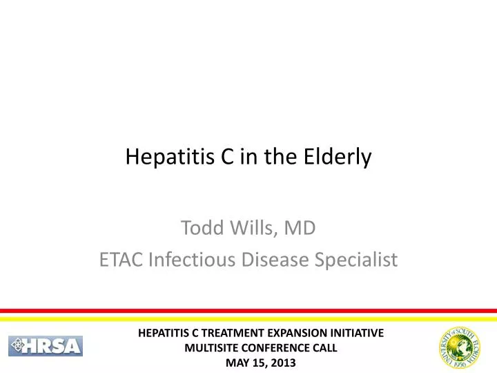 hepatitis c in the elderly