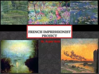 French impressionist project