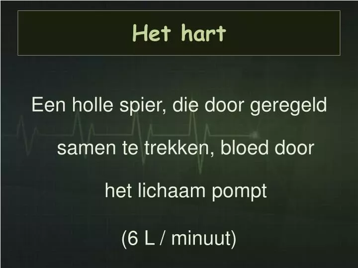 het hart