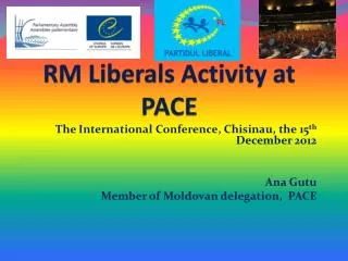 RM Liberals Activity at PACE