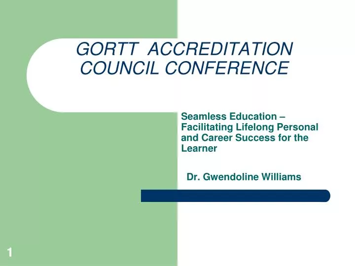 gortt accreditation council conference